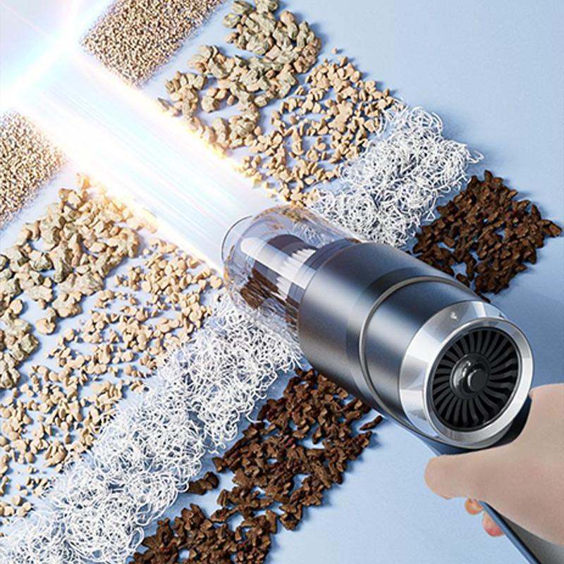 1 Set Car Mounted Vacuum Cleaner Portable Charging Handheld Small Powerful Vacuum Cleaner