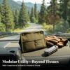 Tissue Storage Pouch with Pockets Compact Organizer Tough for Travel, Travelers