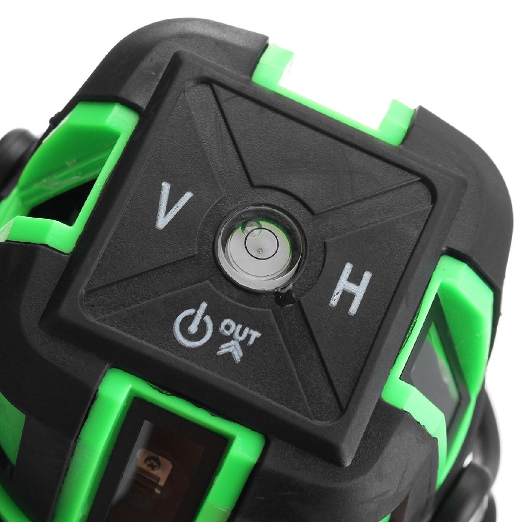 2/3/5 line 6 point Green laser level meter 360 degree laser level with outdoor mode tilt mode Self Leveling