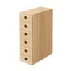 MUJI Holz-Kleinteileaufbewahrung 6 Etagen Breite x Tiefe 17 x Höhe cm 82603330 Ca.. 8.4 25.2