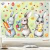 Easter Bunny Carnival Window Clings 2026 - New Style Stickers for Bedroom, Glass Cabinets, and Windows