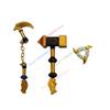 MOC Figurine Accessoires Briques de Construction Épée Fléchette Serpent Doré Bâton Armure Cape Cheveux Films Poupées Briques Compatibles Jouets N12