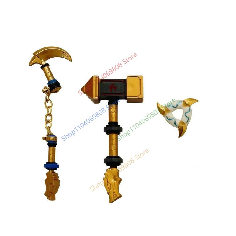MOC Figurine Accessoires Briques de Construction Épée Fléchette Serpent Doré Bâton Armure Cape Cheveux Films Poupées Briques Compatibles Jouets N12