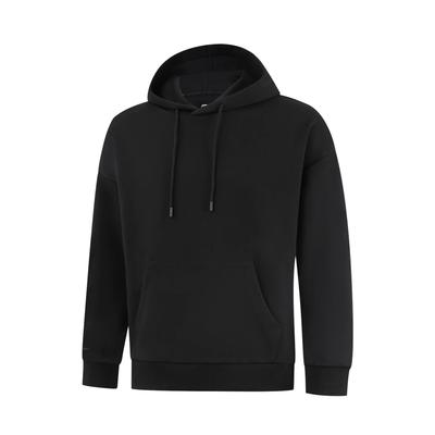 Li Ning Group Purchase Series Hooded Pullover Solid Color Comfortable Versatile Casual Simple Loose Sweatshirt Unisex Sweatshirt AWDV781-1