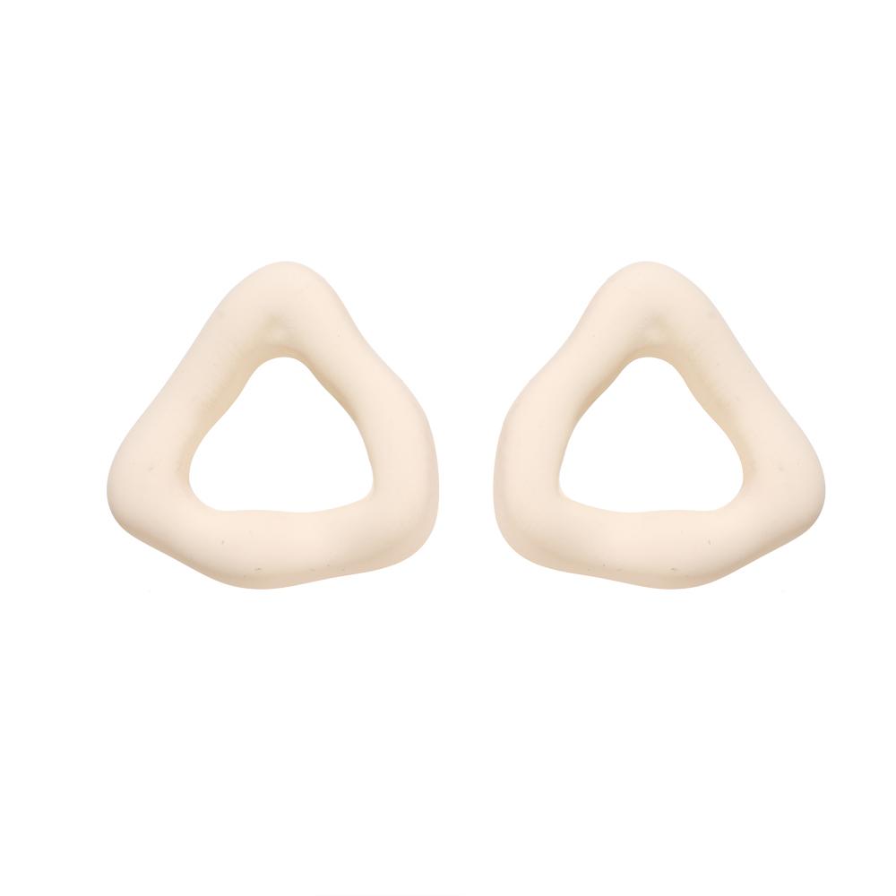 2024 Proste i kreatywne kolczyki akrylowe w kolorze cukierkowym w kształcie trójkąta Kobieca osobowość Geometryczne przesadzone kolczyki dla dziewczynek