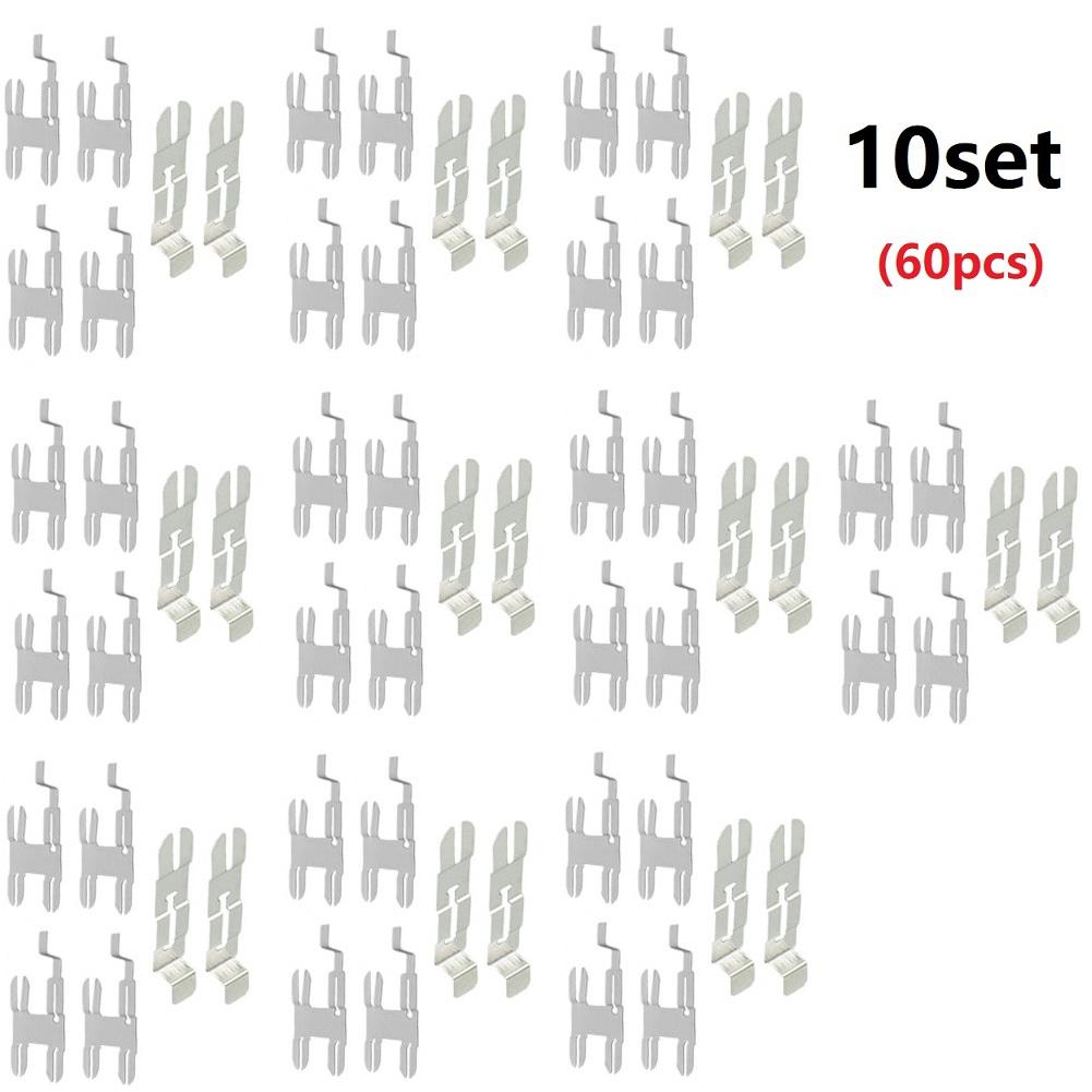 Nickel Plated Steel Strap Strip for Battery Pack Spot Welding 10 Sets (60pcs) Stable Performance Good Welding Performance