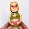 Miska na odstraňování bylinek 3-otvorová pryskyřice Sexy ženy Odstraňovač bylinek Kuchyňské bylinky Nástroj na odstraňování listů pro tymián bazalku rozmarýn