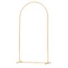 Arch Backdrop Stand, 2.2 x 1.2 m, Stable Structure, Easy Assembly, 1 Piece Gold Metal Arch Backdrop Stand for Wedding, Birthday Party, Graduation,