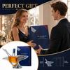 Hoge Borosilicaatglas Whiskeyfles Eendvormige Decoratieve Karaffen voor Sterke Dranken Likeur Infusie met Cadeaubox 30ste Verjaardag Editie