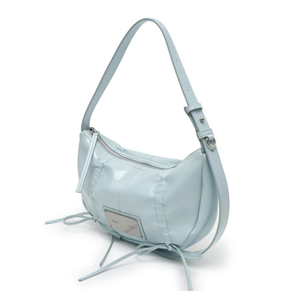 Matin Kim HALF SHIRRING RIBBON ROUND BAG - 6 Colors