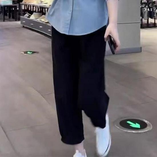 

Трендовый летний уличный стиль 2025 года, повседневный костюм-двойка для миниатюрных 3XL (Recommended for 140-150 Jin)