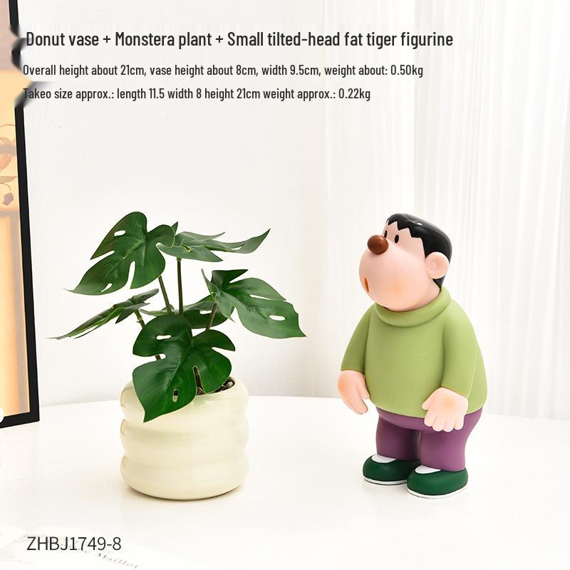 Bionic Bonsai Artificial Green Plants - Desktop Potted Decor for Home or Office