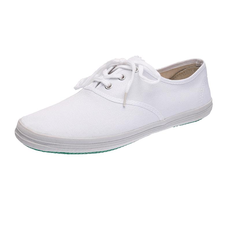 

Модная весенняя спортивная повседневная обувь Женская модная обувь с круглым носком и глубоким вырезом, на шнуровке спереди, на мягкой подошве, нескользящая, на плоской подошве 45 белый