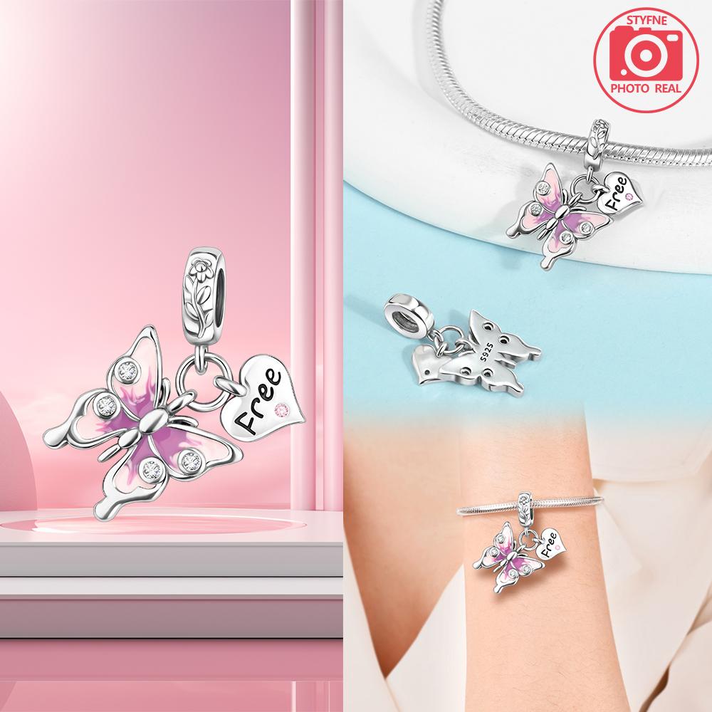 Phantom Butterfly Design Pendant Copper Plated For Charms Copper Plated Original Bracelet Fashion Jewelry For Jewelry Producing