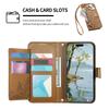 Wrist Strap Flip Wallet Card Slot Phone Case For Samsung Galaxy S25 Edge Ultra S24 FE A06 A16 A26 A56 A36 A55 A35 A25 A15 A05 5G