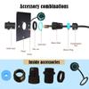 M23 RJ45 Cat6 Connector Simple Assembly Shielded RJ45 Cat6 IP68 Resistant Coupler Combines Two Ethernet Cables