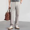 Hengyuanxiang Men's Linen Lyocell Blend Straight Casual Pants
