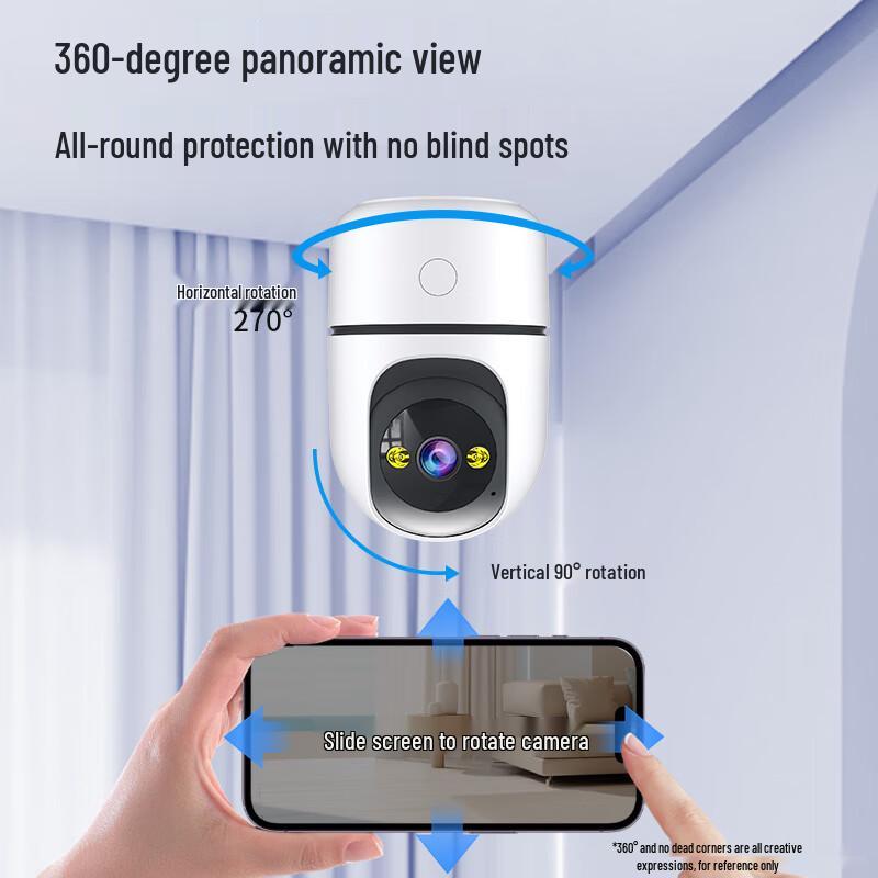 Newman 8MP AI Wireless 360° PTZ Security Camera CN plug (adapter included)