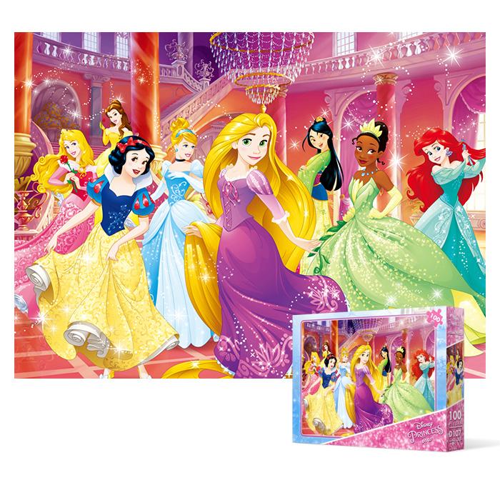 Disney-prinsesse - Ball (Overdimensjonert) Puslespill Disney Animasjon 100 Brikker