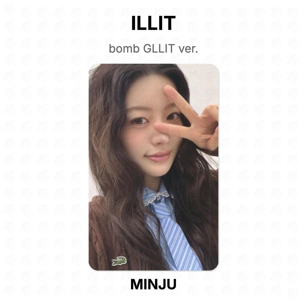 ILLIT Bombe GLLIT ver. Offizielle Fotokarte