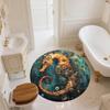 Seahorse,Round Area Rug,Carpet Rug for Living Room Bedroom Sofa Playroom Decor,Non-slip Floor Mat