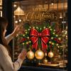 Christmas Glass Stickers for Window Holiday Decor