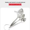 Stainless Steel Long-Handled Funnel & Ladle 3-Piece Set