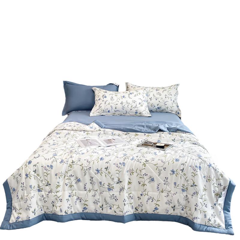 

Plover Hemp-Feel Cotton Summer Quilt Set