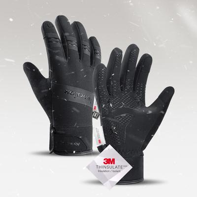 Outdoor Unisex Cycling and Running Gloves for Both Men and Women In Autumn and Winter Windproof Waterproof Warm and Passable