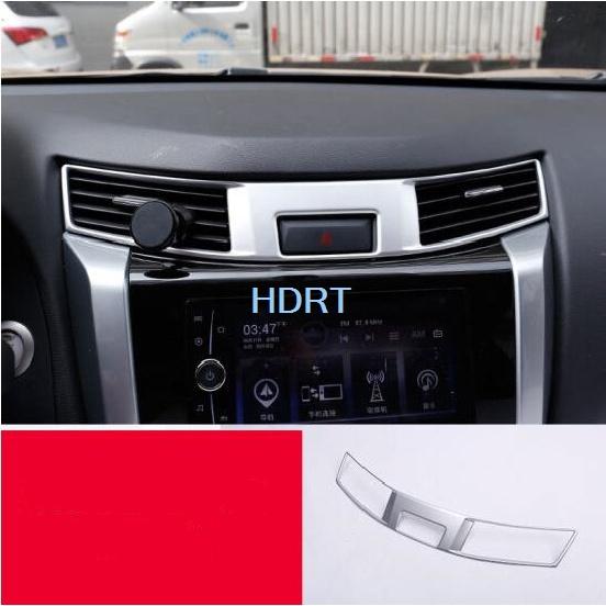 For Nissan Navara NP300 Terra 2018 Stickers ABS Chrome Car Styling Frame Decoration Cover Interior