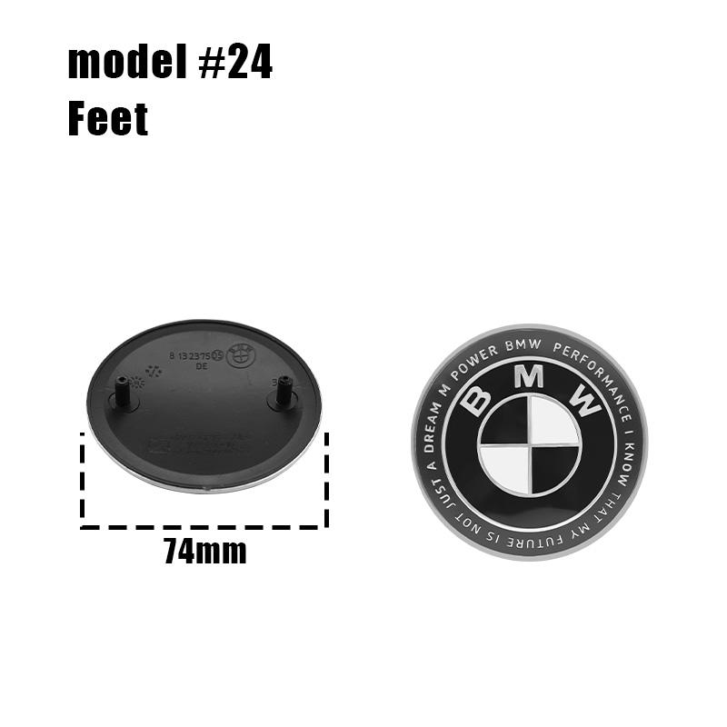 82/74MM Front Hood Emblem Trunk Rear Badge Logo For BMW E46 E90 F30 F10 F20 G20 E87 E60 E63 F01 F02 G14 E83 X5 Car Accessories