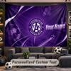Austria Wien FC Personalized Tapestry Support Custom Name, Wall Art Home Decoration