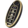 TPU Key Fob Cover fit for Infiniti JX35 Q50 Q60 QX80 for Nissan Altima Murano Pathfinder Maxima Rogue Key Fob