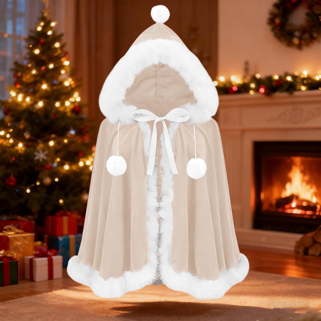 Ladies' Christmas Costume Cute Hooded Cloak Cloak