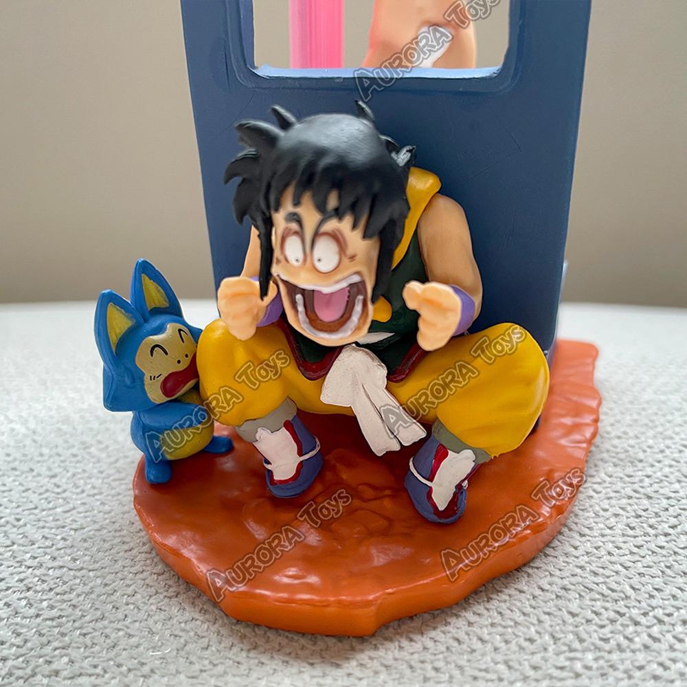 3.54in/9cm Anime Dragon Ball Figure Yamcha Figure Bulma Figure PVC Action Figures Collection Model Toys Gifts