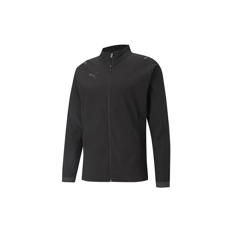 PUMA Sports Training Windproof Stand Collar Knit Jacket Black Men s 656743-03 XS