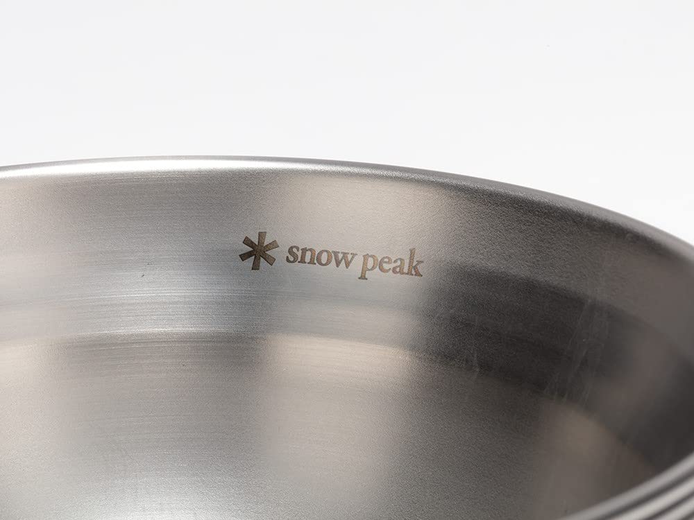 Snow Peak Stainless Steel SP Tableware Bowls (x 4)