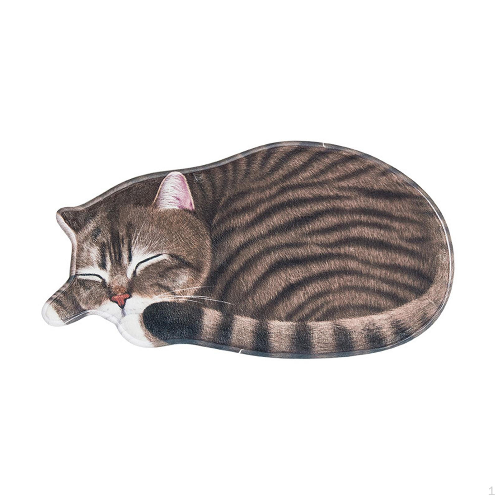 

Ковер в форме спящего кота, коврик для двери, напольный ковер, коврик для входа в спальню style C