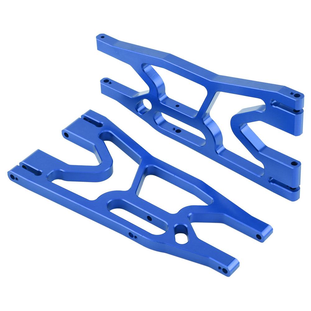 Aluminium Alloy Front Rear Lower Suspension Arm for Traxxas X MAXX 1 5 RC Car (Dark Blue)