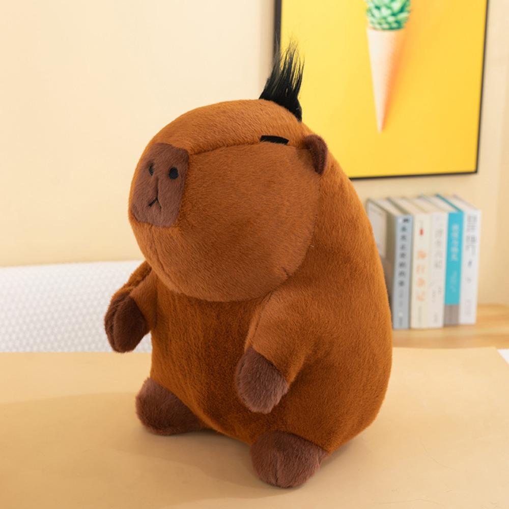 Soft Capybara Plush Toy Cartoon Capybara Plush Doll Capibara Anime Fluffty Toy  Home Decor