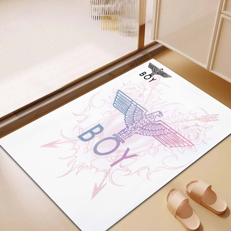3D Eagle Logo Printed Rug — Suitable for Living Rooms, Bedrooms, Non-Slip Yoga Mats, and Outdoor Use; Ideal As A Birthday Gift