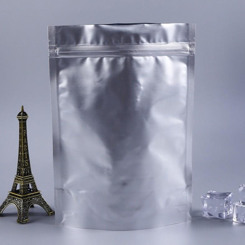 Self-Sealing Aluminum Foil Bag: Light-Proof, Moisture-Proof, Heat-Sealable, Stand-Up Food Storage, Printed Design (In Stock)