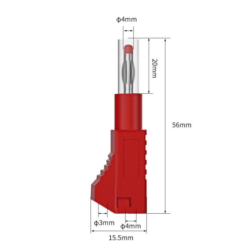 with Transparent Sheath Banana Socket Continuable Insertion Banana Jack Banana Plug  for 4mm plug