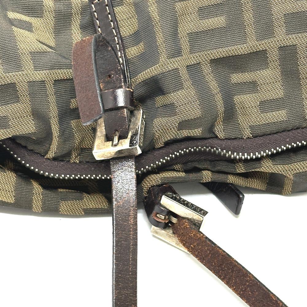 Fendi Zucca Pattern Logo Hardware Hand Bag, All-Over Print Shoulder Bag Tote Bag