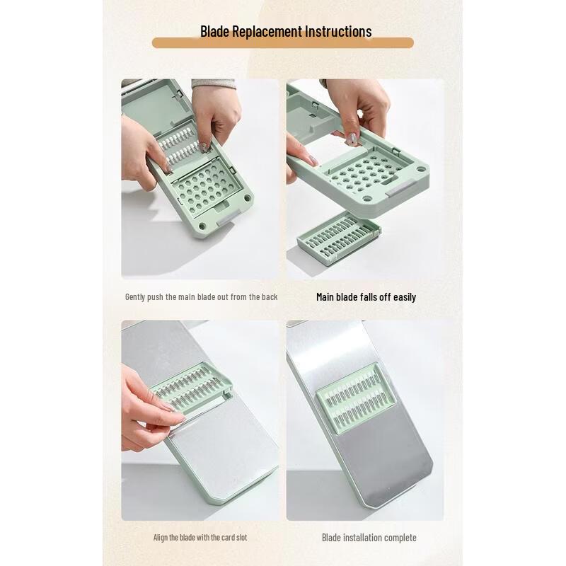 Multi-functional Stainless Steel Vegetable Slicer and Shredder