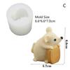 Fuuny Mouse Shape Silicone Mold Lovely 3d Handmake Cube Sugar Mold Creative Diy Chocolate Cake Resin Molds Plaster Wax Mould