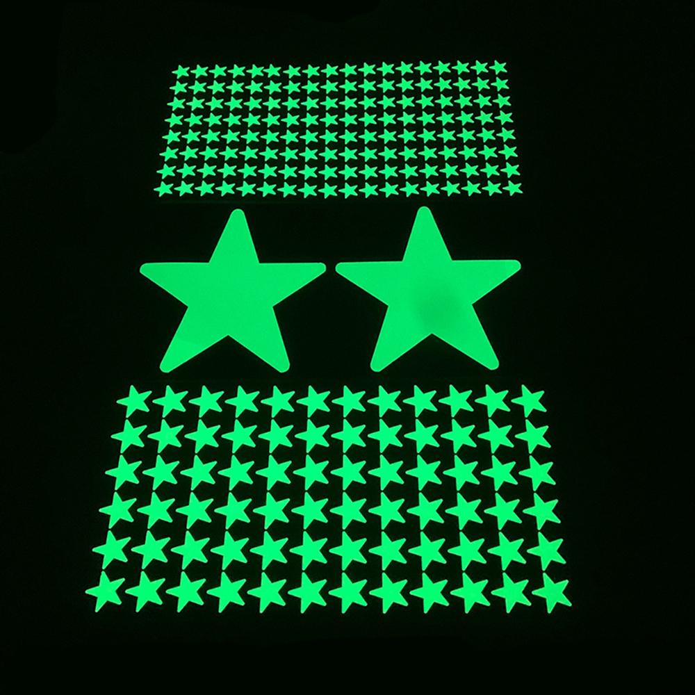 Luminous Wall Stickers for Kids Rooms Dots Stars Wall Decals Glowing Stickers Wall Decals Glow In The Dark Home Decor