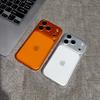 Matinis permatomas 17 stiliaus didelio lango telefono dėklas, skirtas iPhone 17 16 15 14 13 Pro Max, itin plonas, atsparus smūgiams, pirštų atspaudams ir kritimui, apsauginis dangtelis