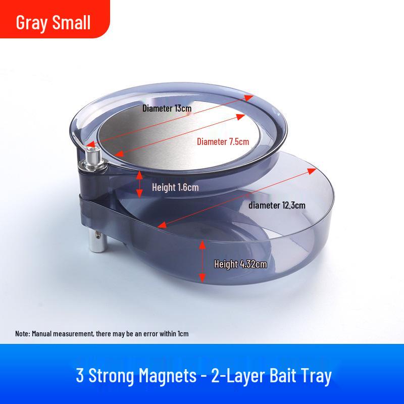 Kompletny aluminiowy zestaw pudełek na sprzęt wędkarski: Uchwyt na wędkę lewy, Pojemnik na ryby i Taca na przynęty