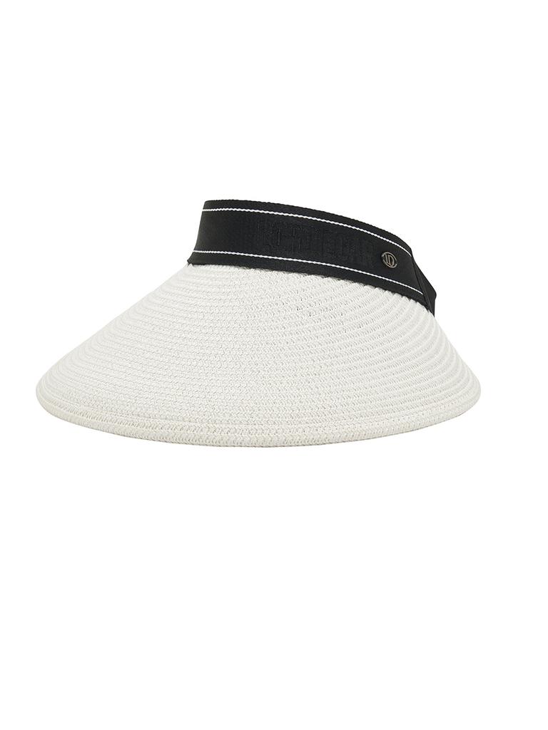 LORDLOAR Raffia Sun Visor White